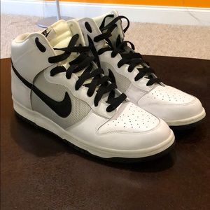 Nike Dunk Hi sz 13 Black/White